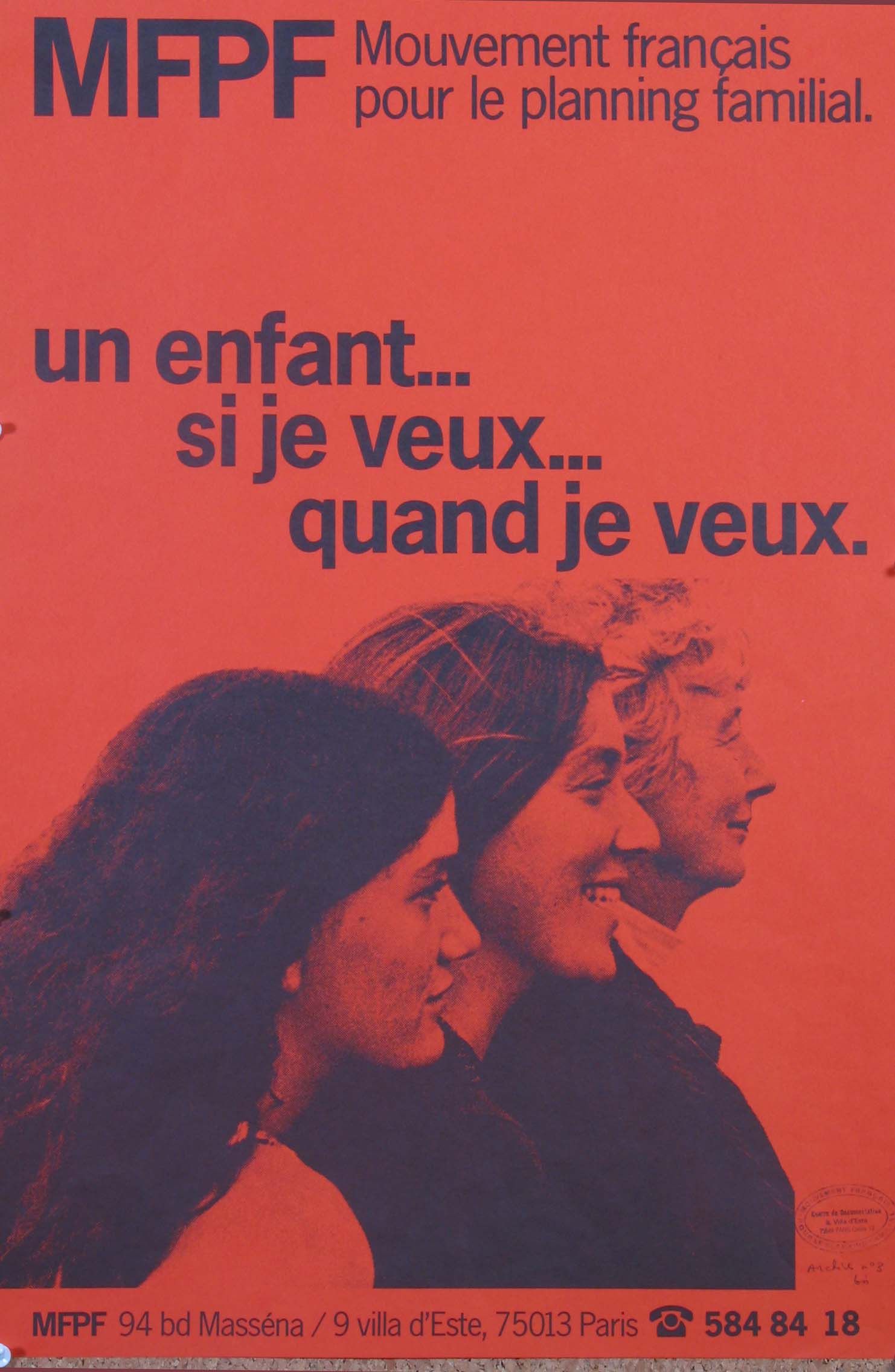 Affiche de la manifestation pour le droit à l'avortement en Espagne